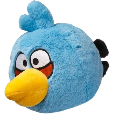 Mighty Mojo Angry Birds Collectible Plush Doll Blue Bird 8" 2 Mighty Mojo Angry Birds Collectible Plush Doll Blue Bird 8" - Image 2