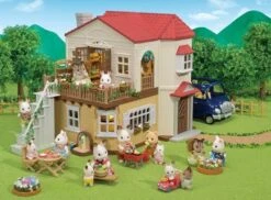 Calico Critters Red Roof Grand Mansion Gift Set, Dollhouse Playset With 3 Figures, Furniture, Vehicle And Accessories -Wild Republic Sales Store GUEST a8689b22 cd23 4527 9b4c d9e79c793910