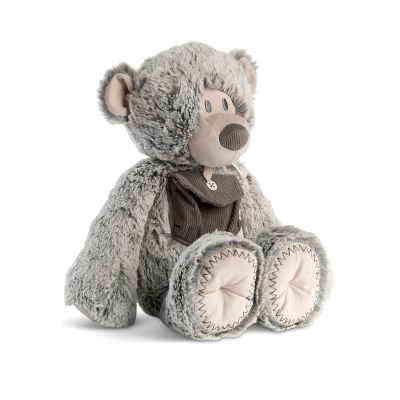 DEMDACO Gray Pocket Prayer Bear 16" 2 DEMDACO Gray Pocket Prayer Bear 16" - Image 2