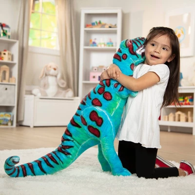 Melissa & Doug Giant T-Rex Dinosaur - Lifelike Stuffed Animal (over 2 Feet Tall) 4 Melissa & Doug Giant T-Rex Dinosaur - Lifelike Stuffed Animal (over 2 Feet Tall) - Image 4