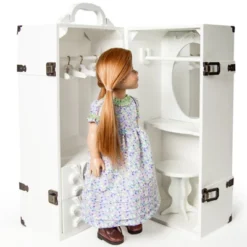 The Queen's Treasures 18 Inch Doll Furniture,Clothes Storage Trunk Case -Wild Republic Sales Store GUEST bb517558 8a9e 480f 819e 115d43730b44
