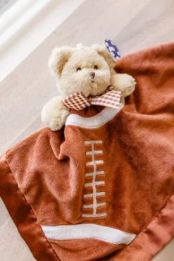 Bearington Baby Touchdown Snuggler, Football Plush Stuffed Animal Teddy Bear Security Blanket, Lovey 15" -Wild Republic Sales Store GUEST bb53ba18 0159 4954 95cc 772166bacd6b