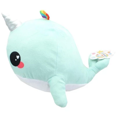 Underground Toys Glitter Galaxy Rainbow Spout Blue Narwhal 12-Inch Collectible Plush 1 Underground Toys Glitter Galaxy Rainbow Spout Blue Narwhal 12-Inch Collectible Plush