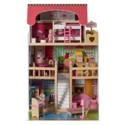 ShpilMaster Wooden Doll House With Toys And Furniture Accessories With LED Light For Ages 3+ -Wild Republic Sales Store GUEST c52d1f2e 9ff9 4ff4 9b90 6fd86f41b018