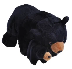 Wild Republic Mom & Baby Black Bear Stuffed Animal, 12 Inches