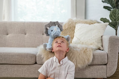 Bearington Collection Tracer Plush Triceratops Dinosaur Stuffed Animal, 11.5" 2 Bearington Collection Tracer Plush Triceratops Dinosaur Stuffed Animal, 11.5" - Image 2