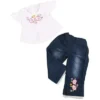 Dress Along Dolly Casual T-shirt & Jeans Outfit For American Girl Doll
