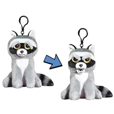 William Mark Corp Feisty Pets 4" Plush Keychain, Rascal Rampage Raccoon 1 William Mark Corp Feisty Pets 4" Plush Keychain, Rascal Rampage Raccoon