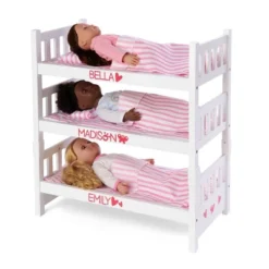 Badger Basket 1-2-3 Convertible Doll Bunk Bed With Bedding - Pink/Stripe -Wild Republic Sales Store GUEST d3b21b48 37d6 4f20 9e12 6cb3f9fe6fd0