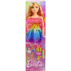 Barbie 28" Large Doll With Blond Hair And Rainbow Dress -Wild Republic Sales Store GUEST d872dc7c e624 4fe4 8a7d 71c7026d4431