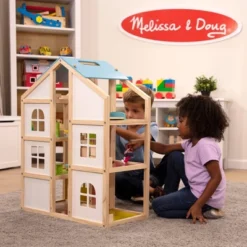 Melissa & Doug Hi-Rise Wooden Dollhouse With Furniture, Garage And Working Elevator -Wild Republic Sales Store GUEST db599fb6 76ac 4af8 b5d9 318c79c31cc6