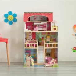 ShpilMaster Wooden Doll House With Toys And Furniture Accessories With LED Light For Ages 3+ -Wild Republic Sales Store GUEST e5b29637 979e 404f 846a 69953668079b