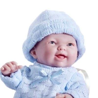 JC Toys Mini La Newborn Boutique 9.5" Boy Doll - Blue 1 JC Toys Mini La Newborn Boutique 9.5" Boy Doll - Blue