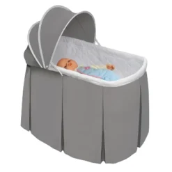 Badger Basket Cuddles Rocking Doll Bassinet - Gray/White -Wild Republic Sales Store GUEST e9caab94 1c7a 431d 84d0 e5b7e48c6657