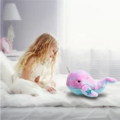 FAO Schwarz Glow Brights Toy Plush LED With Sound Narwhal 17" Stuffed Animal -Wild Republic Sales Store GUEST ea0294d2 7181 4ab0 bb88 3d7a288e0b4e