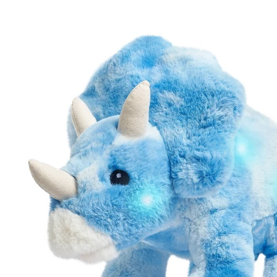 FAO Schwarz 12" Triceratops LED Plush With Sound 6 FAO Schwarz 12" Triceratops LED Plush With Sound - Image 6