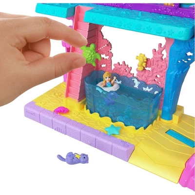 Polly Pocket Pollyville Aquarium Starring Shani Playset With 2 Dolls 1 Polly Pocket Pollyville Aquarium Starring Shani Playset With 2 Dolls