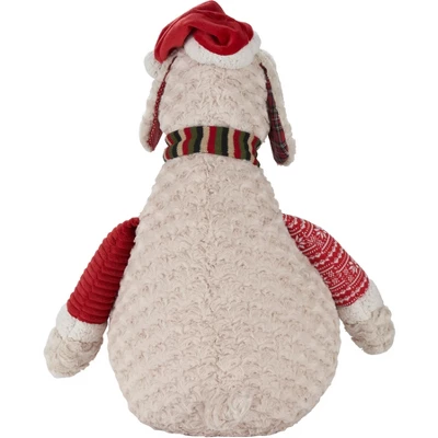 Mina Victory Plush Lines Xmas Animals 22" X 26" Indoor Holiday Christmas Animal 1 Mina Victory Plush Lines Xmas Animals 22" X 26" Indoor Holiday Christmas Animal