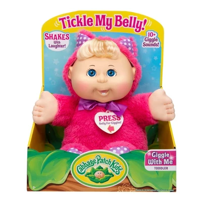 Cabbage Patch Kids Giggle With Me Pink Kitty With Blue Eyes Baby Doll 1 Cabbage Patch Kids Giggle With Me Pink Kitty With Blue Eyes Baby Doll