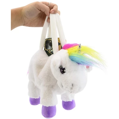 Plushible Plush Purse Poppy The Unicorn 2 Plushible Plush Purse Poppy The Unicorn - Image 2