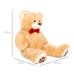 Best Choice Products 38in Giant Soft Plush Teddy Bear Stuffed Animal Toy W/ Bow Tie, Footprints 13 Best Choice Products 38in Giant Soft Plush Teddy Bear Stuffed Animal Toy W/ Bow Tie, Footprints -Wild Republic Sales Store GUEST f998e17f 7408 4668 92c0 83b744fed5f7