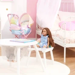 Sophia’s Stripe Romper And Sandals For 18" Dolls, Blue/White -Wild Republic Sales Store GUEST fae256a9 9691 4587 bf1d b60229752e0e